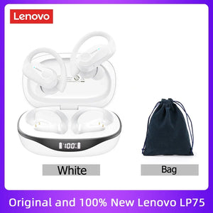 Original LP75 TWS Bluetooth V5.3 Headphones Wireless LED Digital Display Earphones Noise Reduction Waterproof Headset New