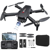 H16 Drone with Camera for Adults 4K, Foldable Drone for Beginners with Brushless Motor, Optical Flow Positioning, with 2 Batteries and Carrying Case