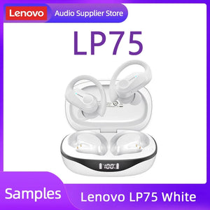 Original LP75 TWS Bluetooth V5.3 Headphones Wireless LED Digital Display Earphones Noise Reduction Waterproof Headset New