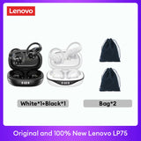 Original LP75 TWS Bluetooth V5.3 Headphones Wireless LED Digital Display Earphones Noise Reduction Waterproof Headset New