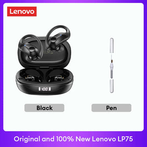 Original LP75 TWS Bluetooth V5.3 Headphones Wireless LED Digital Display Earphones Noise Reduction Waterproof Headset New