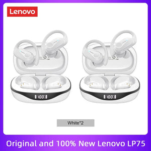 Original LP75 TWS Bluetooth V5.3 Headphones Wireless LED Digital Display Earphones Noise Reduction Waterproof Headset New