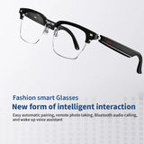 Camera Smart Glasses Bluetooth Call Voice Assistant Listen Music Glasses Smart Sports Polarized Sunglasses Anti-Blue Eyeglasses