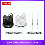 Original LP75 TWS Bluetooth V5.3 Headphones Wireless LED Digital Display Earphones Noise Reduction Waterproof Headset New