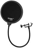 Yeti USB Microphone (Blackout) Bundle with Knox Gear Headphones and Pop Filter (3 Items)