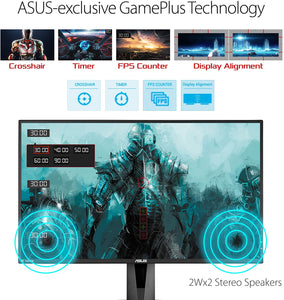 VG278QR 27” Gaming Monitor 165Hz Full HD (1920 X 1080) 0.5Ms G-SYNC Eye Care Displayport HDMI DVI