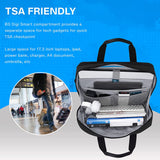 17.3 Inch Laptop Bag, Expandable Computer Bag Laptop Briefcase Men Women,Laptop Shoulder Bag,Work Bag Business Travel Office, Black