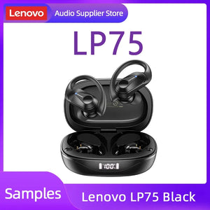 Original LP75 TWS Bluetooth V5.3 Headphones Wireless LED Digital Display Earphones Noise Reduction Waterproof Headset New