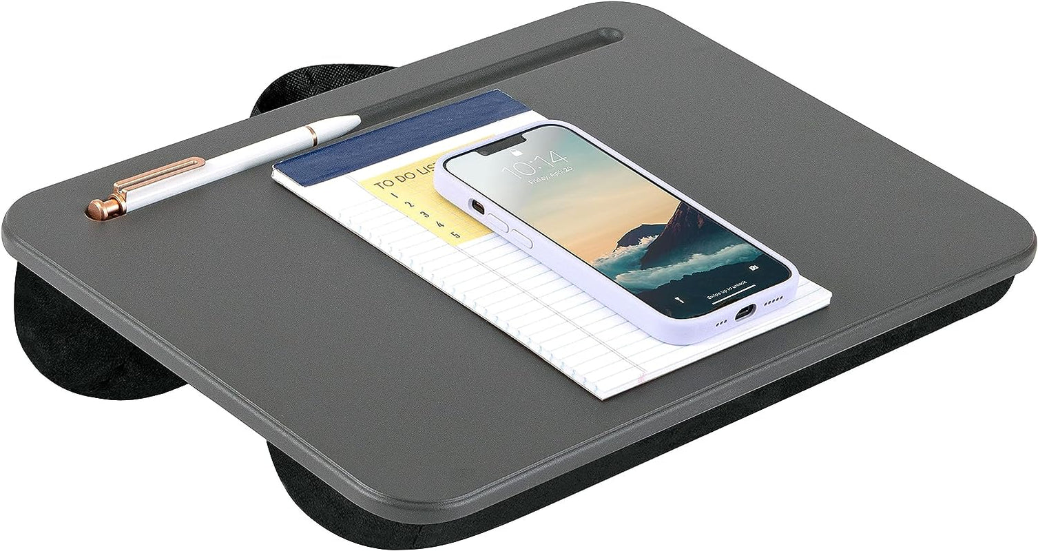 Compact Lap Desk - Charcoal - Fits up to 15 Inch Laptops - Style No. 43105