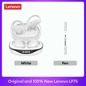 Original LP75 TWS Bluetooth V5.3 Headphones Wireless LED Digital Display Earphones Noise Reduction Waterproof Headset New