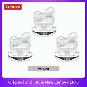 Original LP75 TWS Bluetooth V5.3 Headphones Wireless LED Digital Display Earphones Noise Reduction Waterproof Headset New