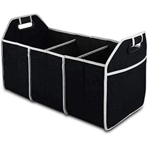 Car Multi-Pocket Trunk Organizer Large Capacity Folding Storage Bag Trunk Stowing And Tidying Trunk Organizer Car Accessories